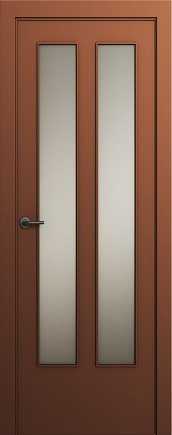 Asian style door with a combination of glass texture and solid wood doors in Ashdod and surrounding area