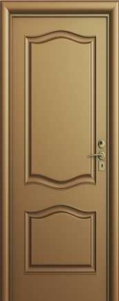 Classic solid wood door with rounded engravings that can be used as both an interior door and a door that cuts between two separate areas with opposite functionality in Ashdod and surrounding areas