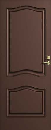 Solid wood interior door with convex engraving for a more artistic feel or a successful combination with a classic interior design space. Doors in Ashdod and the surrounding area