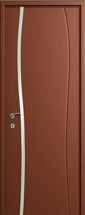 Согласно принципу «Меньше значит больше», эта дверь сделана из цельного дерева с тонкими стеклянными или металлическими полосами, что оставляет много места для воображения дверей в Ашдоде и его окрестностях.