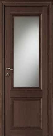 Classic solid wood interior door with rounded relief doors in and around Ashdod